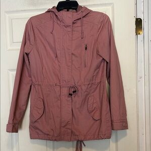 Miss London Blush Pink Utility Jacket Size Small